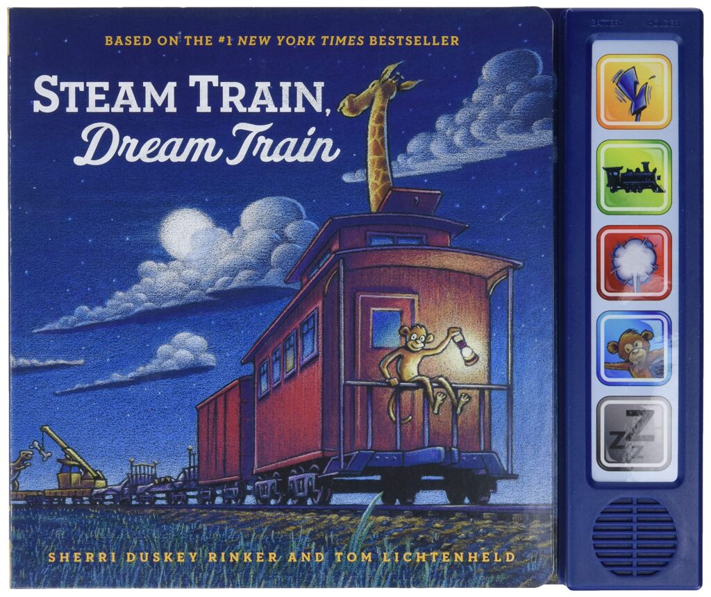 Time Train Book Steam Train, Dream Train Sound Book – Big Blue Whale